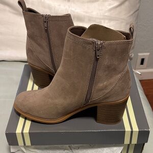 Natural Reflections Taupe Ankle Booties